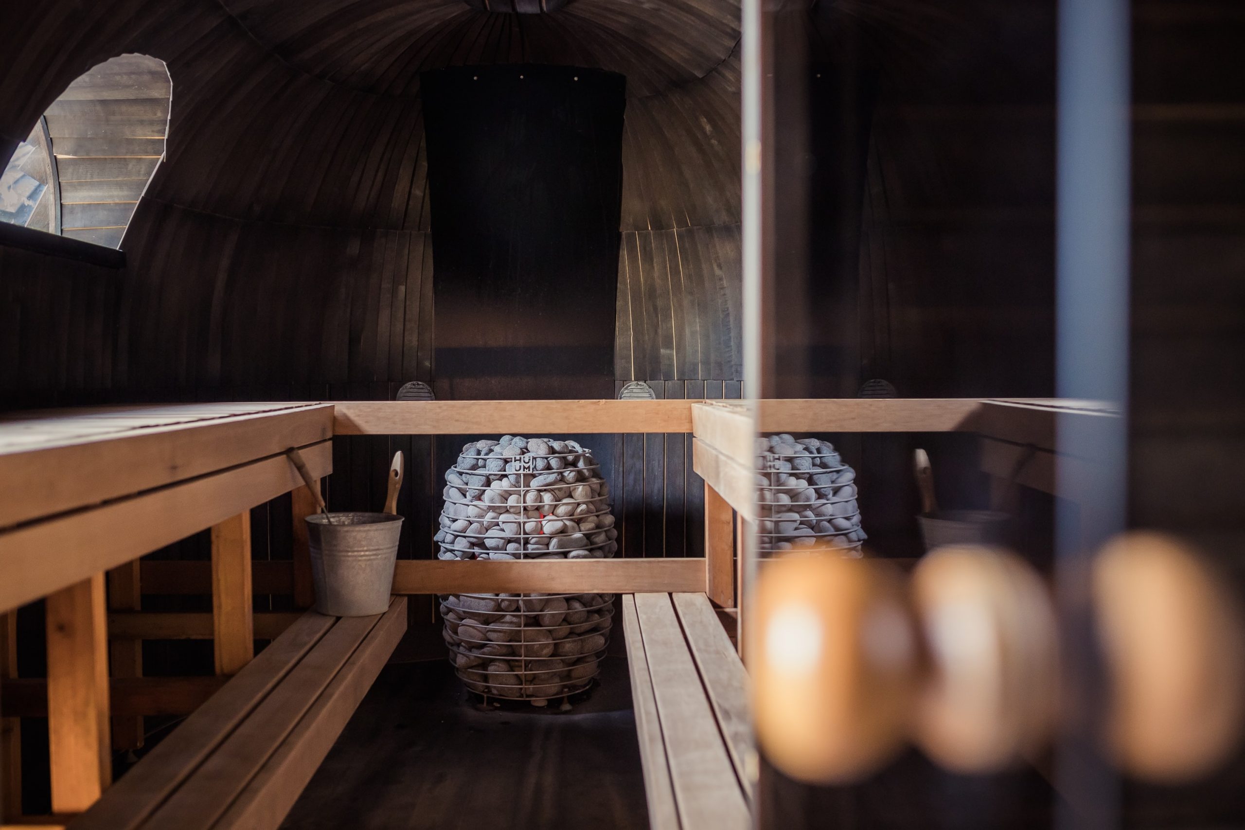 What is a traditional Finnish sauna?