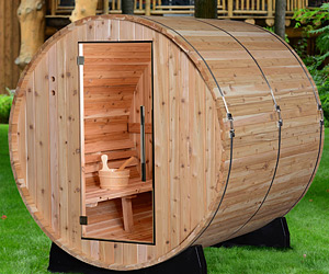 portable sauna barrel
