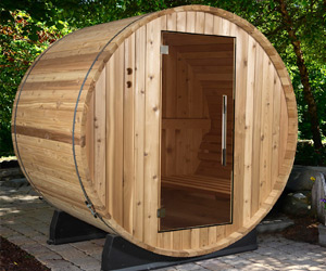 Portable sauna barrel type2