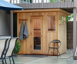 Portable sauna outdoor