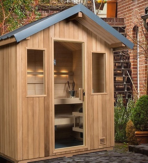Portable sauna patio