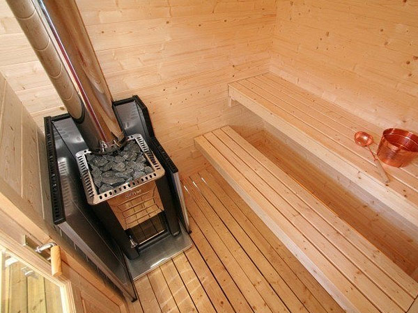 precauti Aluminium Sauna Kit-7L Seau Sauna Finlandais Set Poignée Longue Cuillère pour Hammams 