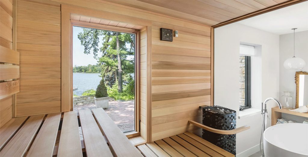 Custom built saunas